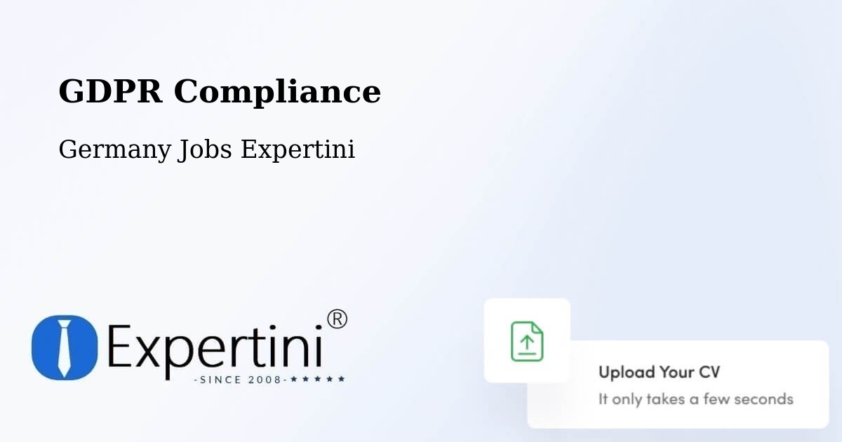 EU GDPR Compliance Statement – Beelitz - Germany Jobs Expertini